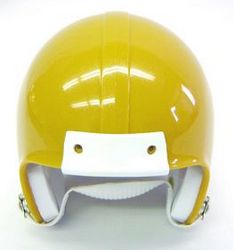 Mini Football Helmet Shell - Sunflower Gold Metal Flake