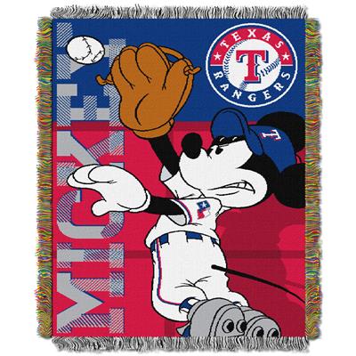 Rangers -Minnie and Mickey 48x60 Tapestry Throw