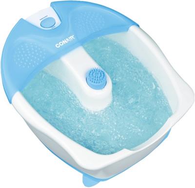 Conair - Foot Bath with Heat, Bubbles & Attachment