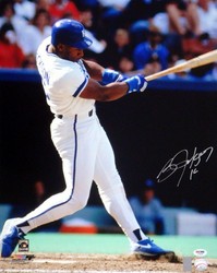 Bo Jackson Kansas City Royals MLB Hand Signed 16x20 Photograph Batting