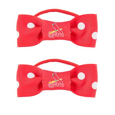 St. Louis Cardinals MLB Bow Pigtail Holder