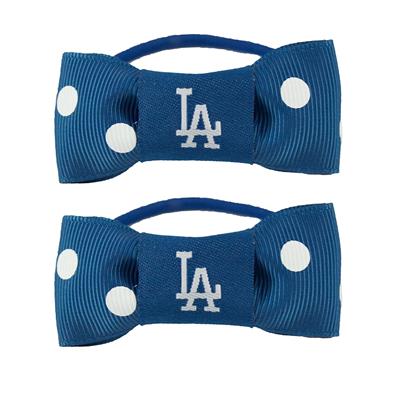 Los Angeles Dodgers MLB Bow Pigtail Holder