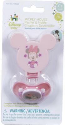 Disney Baby Mickey & Minnie Pacifier and Holder Case Pack 6