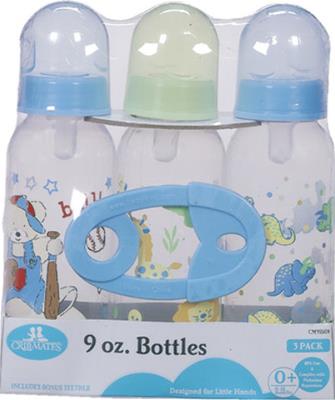 Feeding Bottle Set with Teether 3 Pack - 9 oz. Case Pack 4