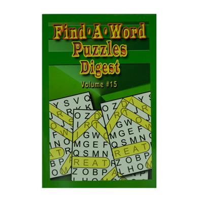Big print find a word puzzle Pack of 24