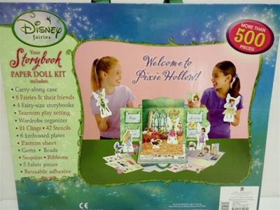 Disney Fairies Dress Up Paper Doll Kit Case Pack 12