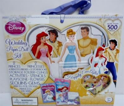 Disney Wedding Paper Doll Kit Case Pack 12