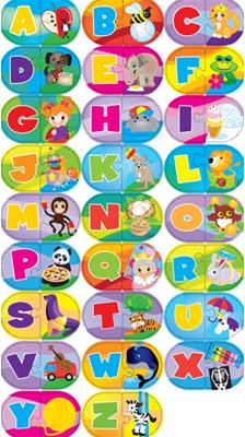 Mini Learning Games 40 Pieces-Alphabet