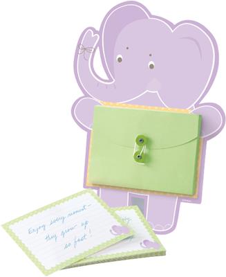 Card Activity Kit -Elephant Baby Advice