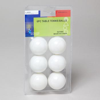 Table Tennis Balls - 6 Pack Case Pack 48