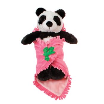 Blanket Babies-11" Panda In Baby Blanket Case Pack 12