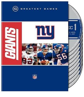 NFL-NEW YORK-GIANTS-10 GREATEST GAMES (DVD/10 DISC)