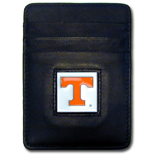 Tennessee Volunteers Leather Money/Clip Carholder