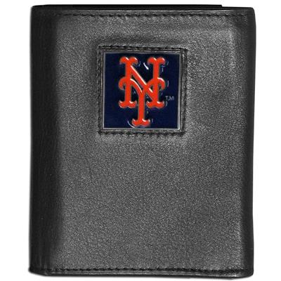 Mets Leather Trifold Wallet