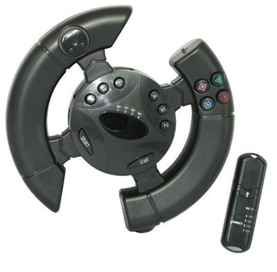 PlayStation 3 Compatible Six Axis Wireless Racing Wheel