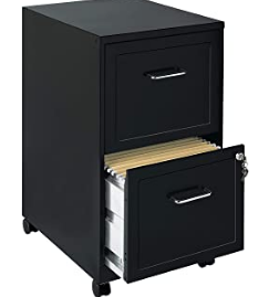 Lorell Black File Cabinet