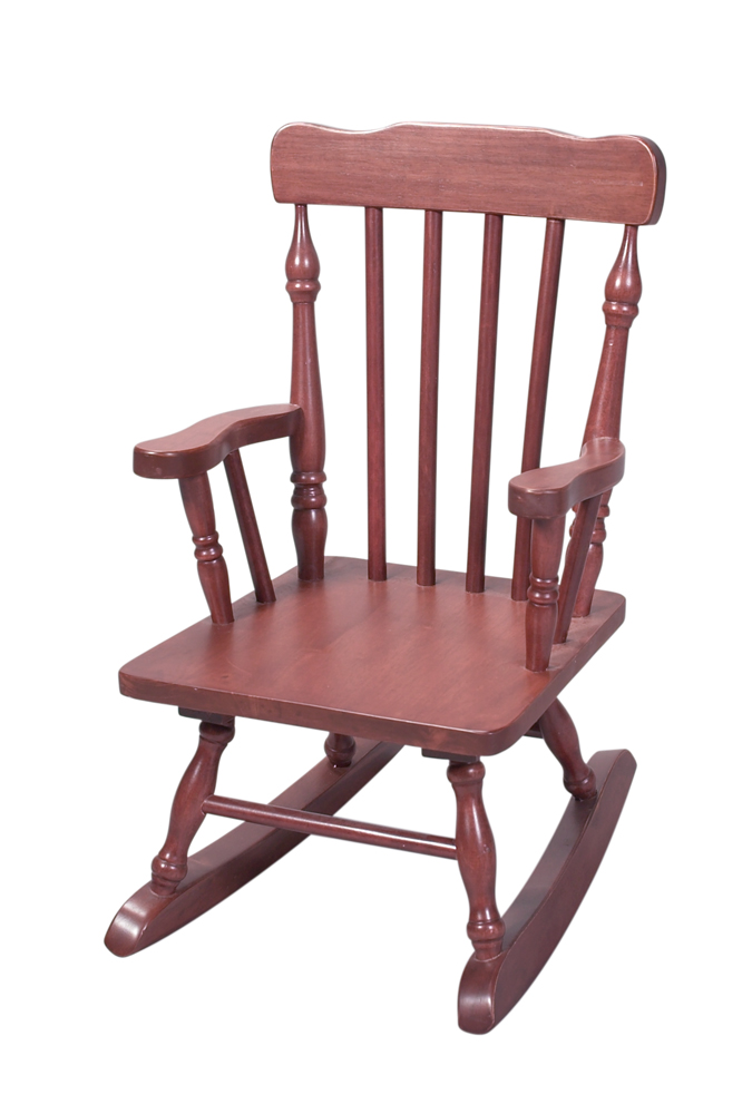Childs Spindle Rocking Chair (Cherry) - Click Ready Ship Online Store